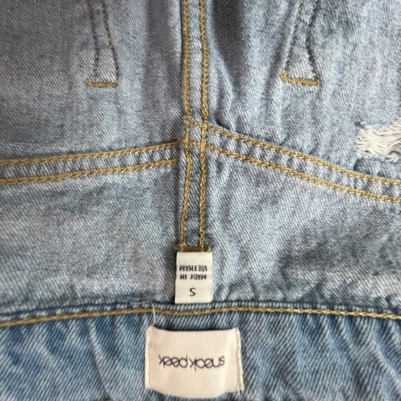 Sneak Peek denim mini skirt size small - Picture 5 of 13